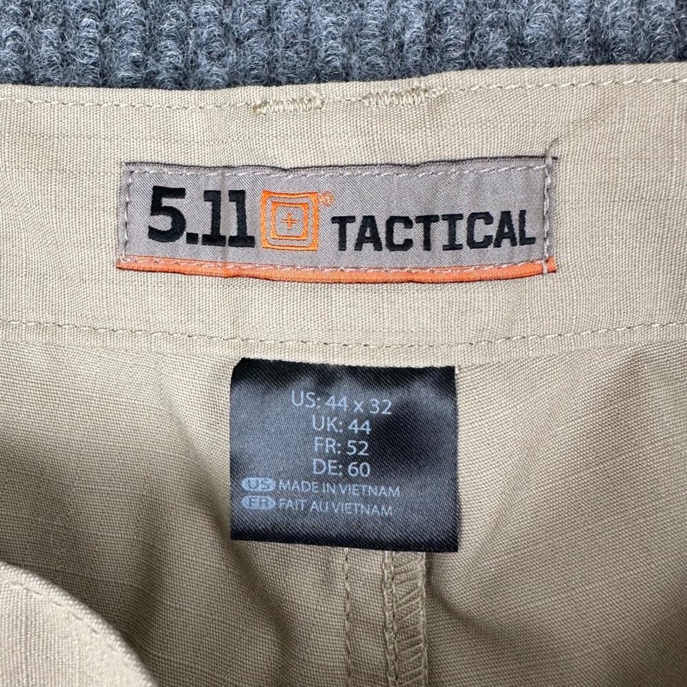 5.11 Tactical Taclite Pro Pants Mens 44x32 Khaki Tan Ripstop Cargo NWT - Picture 3 of 16